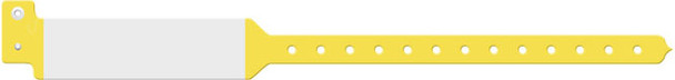 Medical ID Solutions 3220 Series Adult Tri-Laminate Wideface Imprint Wristbands – One-Time-Use snap closure