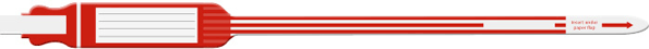 Medical ID Solutions 7140 Series Adult/Pediatric Tri-Laminate Insert Wristbands – Self-Adhesive closure