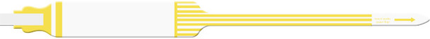 Medical ID Solutions 7420 Series Adult Tri-Laminate Wideface Imprint Wristbands – Self-Adhesive closure