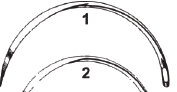 Cincinnati Martin's Uterine Suture Needles, 1/2 Circle Cutting Edge, Stainless Steel, Non-Sterile