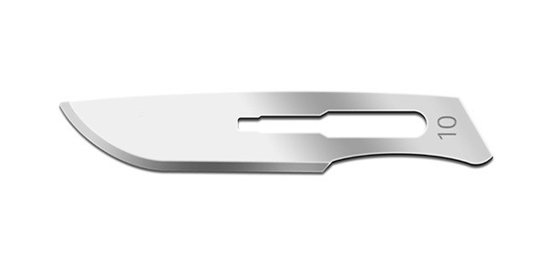 Cincinnati Surgical Blades Size 10, Carbon Steel and Stainless Steel, Sterile and Non-Sterile