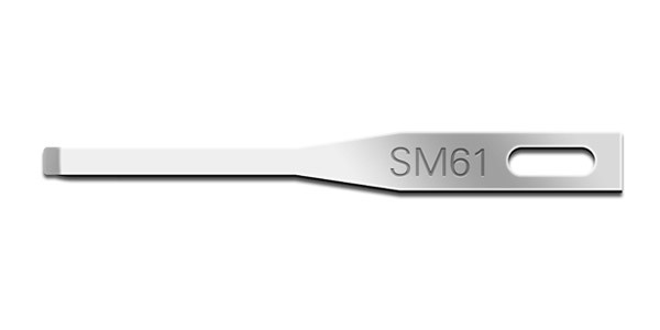 Swann Morton Miniature Surgical Blades Size 61SB, Stainless Steel, Sterile, 25 Per Box, For Fine Surgical Work