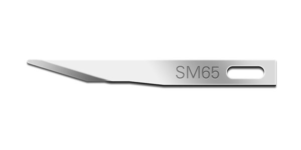 Swann Morton Miniature Surgical Blades Size 65, Sterile, 25 Per Box, For Fine Surgical Work