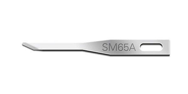 Swann Morton Miniature Surgical Blades Size 65A, Sterile, 25 Per Box, For Fine Surgical Work