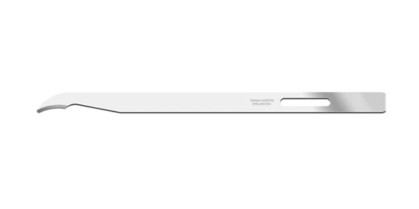 Swann Morton Long Stitch Cutters, Stainless Steel, Sterile, 100 Per Box, Single Use, For Suture Removal