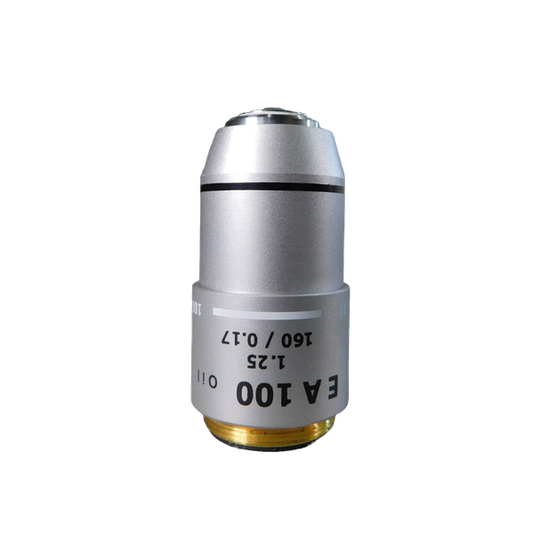 Unico 100X Achromat Objective Din for Unico Microscopes – NA 1.25, Retractable Front Lens, Genuine Unico Part
