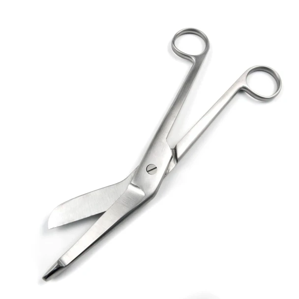 Sklar Lister Bandage Scissors – 4-1/2 in, Angled, Blunt/blunt (b/b), Smooth Edge, Finger rings Handle