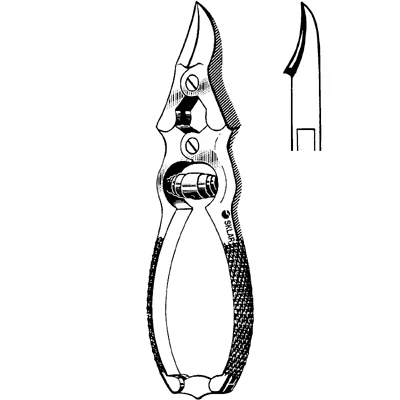 Sklar Mycotic Nail Nipper – 5-3/4 in, Sklar OR Grade, Reusable, For Dermatology, For General surgery