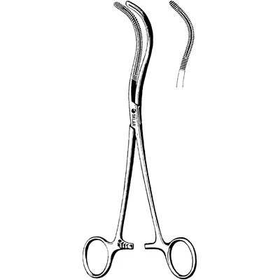 Sklar Stille Kidney Clamp 9-1/4" – Curved, Serrated Edge, Sklar OR Grade, Reusable, For General surgery