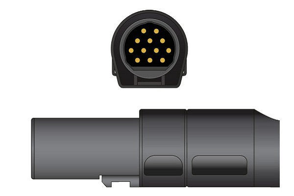 Cables & Sensors Mortara > Quinton Compatible Direct-Connect EKG Cable – 2 Configurations, Fits Q-Stress