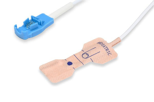 Cables & Sensors Datex Ohmeda Compatible Disposable SpO2 Sensor OXY-AP-10 – Adult and Neonate Sizes
