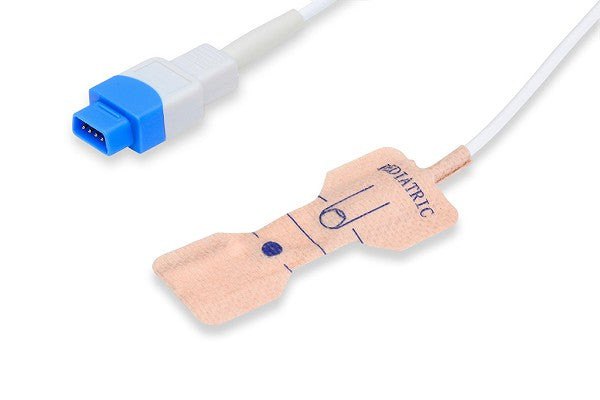 Cables & Sensors Datex Ohmeda Compatible Disposable SpO2 Sensor TS-AP-10 – Adult and Neonate Sizes, 24 per Box