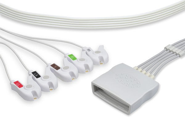Cables & Sensors Philips Compatible Disposable ECG Leadwire 989803172031 – 10 per Box, For Patient Monitoring