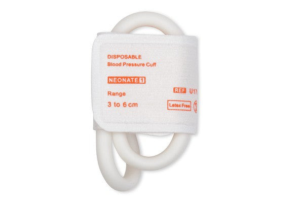 Cables & Sensors Disposable NIBP Cuff – 2 Configurations, Neonate Sizes, 10 per Box, For Patient Monitoring
