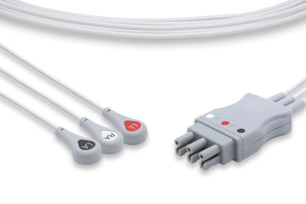 Cables & Sensors Philips Compatible ECG Leadwire – 4 Configurations, For Patient Monitoring