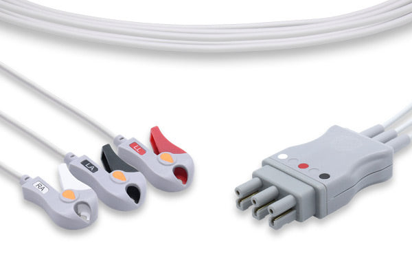 Cables & Sensors Philips Compatible ECG Leadwire – 4 Configurations, For Patient Monitoring