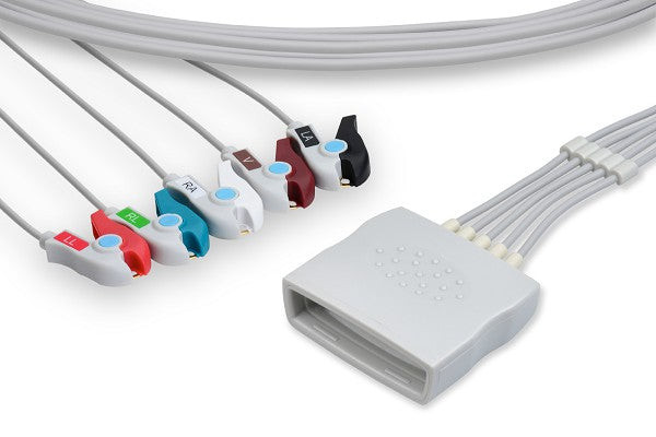 Cables & Sensors Philips Compatible ECG Telemetry Leadwire – 3 Configurations, For Patient Monitoring
