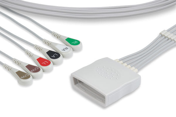 Cables & Sensors Philips Compatible ECG Telemetry Leadwire – 3 Configurations, For Patient Monitoring