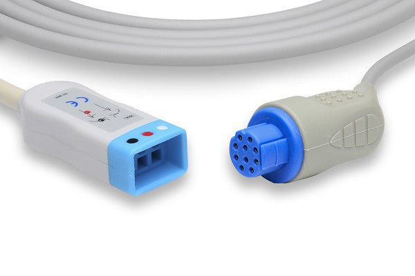 Cables & Sensors Datex Ohmeda Compatible ECG Trunk Cable – 3 Leads, For Patient Monitoring