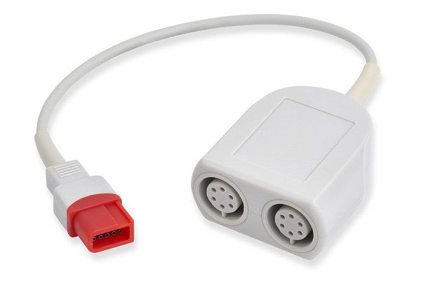 Cables & Sensors Spacelabs Compatible IBP Adapter Cable – Round, 6-Pin Connector, Keyed, Fits Ultraview