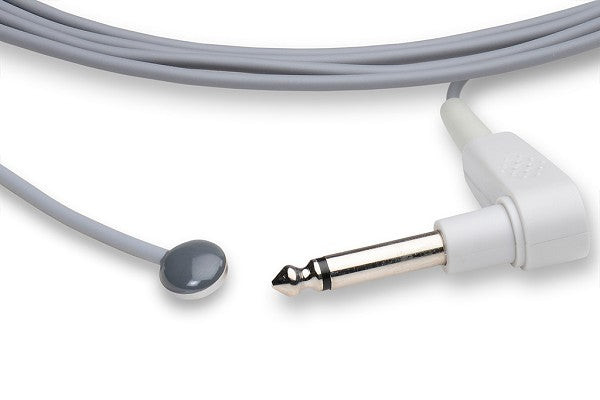 Cables & Sensors YSI Compatible Reusable Temperature Probe – 3 Configurations, For Patient Monitoring