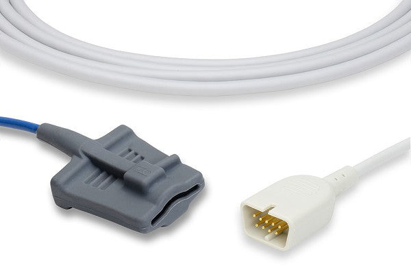 Cables & Sensors Nihon Kohden Compatible Short SpO2 Sensor – 3 Configurations, Adult and Pediatric Sizes