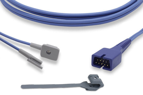Cables & Sensors Philips Compatible Short SpO2 Sensor – 2 Configurations, Adult Sizes, For Patient Monitoring