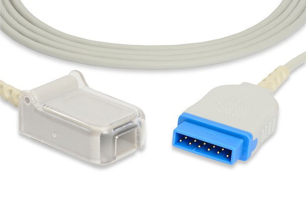 Cables & Sensors GE Healthcare > Marquette Compatible SpO2 Adapter Cable 001 – 7 ft, For Patient Monitoring