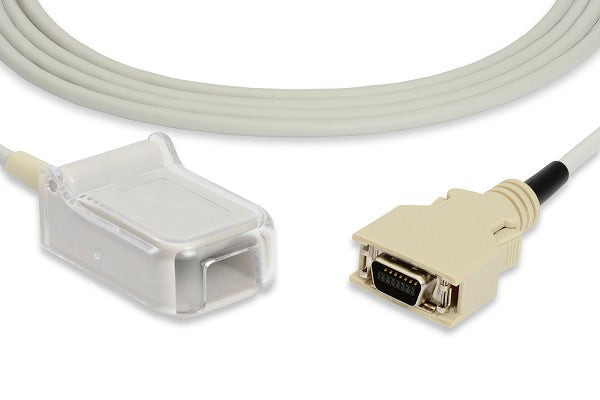 Cables & Sensors Masimo Compatible SpO2 Adapter Cable LNC MAC-395 – 7 ft, For Patient Monitoring