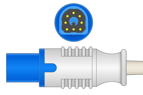 Cables & Sensors Philips Compatible SpO2 Adapter Cable – 7 ft, For Patient Monitoring, For Philips Equipment