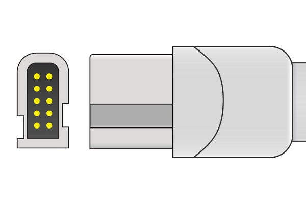 Cables & Sensors Spacelabs Compatible SpO2 Adapter Cable – 7 ft, For Patient Monitoring, Direct Fit
