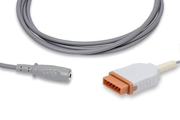 Cables & Sensors GE Healthcare > Marquette Compatible Temperature Adapter – Rectangular Dual Pin Connector