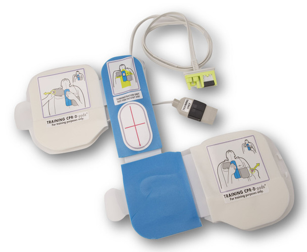 ZOLL CPR-D Demo Electrodes W/Cable – for AED Pro, AED Plus, CPR-D-padz Electrode System, Responder Training