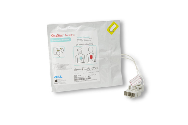 ZOLL OneStep Pediatric Electrode, Single – for R Series, OneStep Electrode System, Hospital and EMS