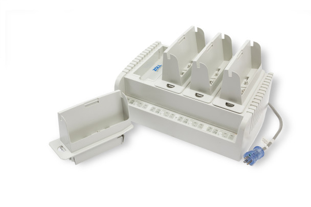ZOLL 4 Bay SurePower Charger W/4 Charger Adapters – for Propaq, X Series, SurePower Battery System