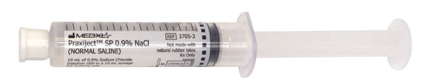 AMSafe Prefilled Saline Flush Syringes, Sterile Field – Packaged 180 per case – 3 Configurations