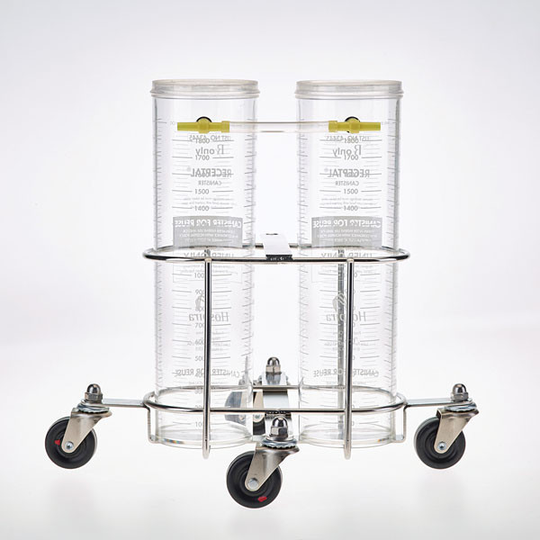 RECEPTAL Reusable Suction Canisters – Packaged 8 per case – 3 Configurations – For Waste fluid collection
