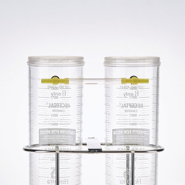 RECEPTAL Suction Canister Liners with VAC-GARD Lids – Packaged 50 per case – 8 Configurations