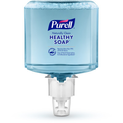 PURELL CRT HEALTHY SOAP Naturally Clean Foam – For ES4 Dispensers – 1200 mL Size – Packaged 2 per case