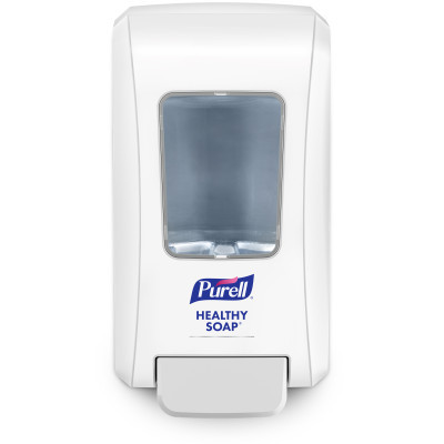 PURELL FMX-20 Soap Dispenser – White Finish – Push-Style Dispenser for PURELL HEALTHY SOAP