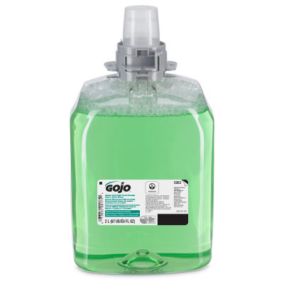 GOJO Green Certified Foam Hand, Hair & Body Wash – For FMX Dispensers – 2000 mL Size – Packaged 2 per case