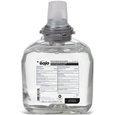 GOJO E2 Foam Handwash with PCMX – For TFX Dispensers – 1200 mL Refill for GOJO TFX Touch Free Dispenser
