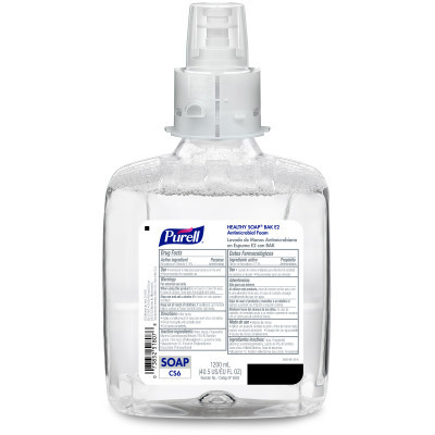 PURELL Food Processing HEALTHY SOAP BAK E2 Antimicrobial Foam – For CS6 Dispensers – 1200mL Size