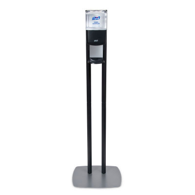 PURELL ES6 Dispenser Floor Stand – Graphite Finish – Touch-Free Dispenser Stand for PURELL Hand Sanitizer