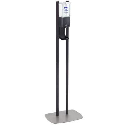 PURELL ES10 Floor Stand – Graphite Finish – 1200 mL Size – Sold Individually – Genuine GOJO Supply