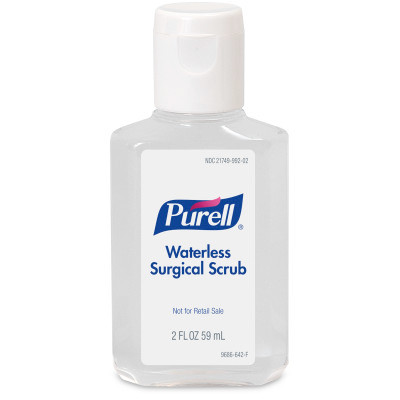 PURELL Waterless Surgical Scrub Gel – 2 fl oz Portable Flip Cap Bottle – 2 oz Size – Packaged 24 per case
