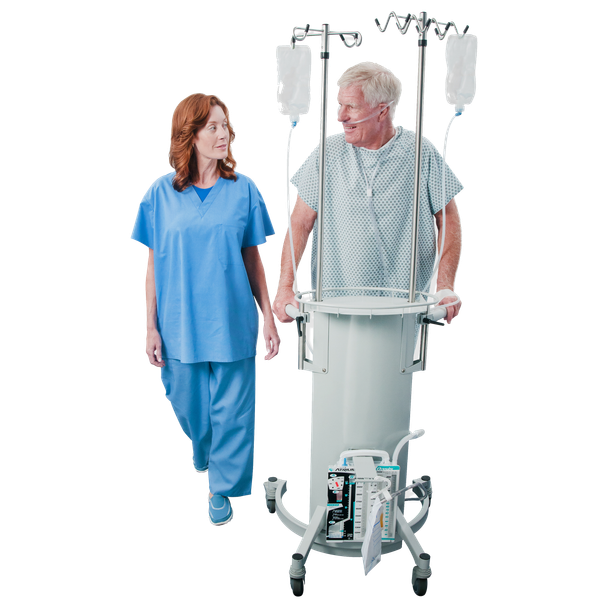 Blickman Nezzie Ambulation Device – Wheeled Ambulation Support – for Post-Surgical Walking – Steel Build