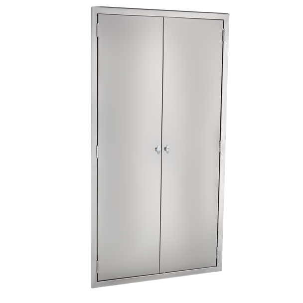 Blickman Equipment and Supplies Medical Storage Cabinet – 35 in W x 60 in H x 18 in D – Medical Grade Casework