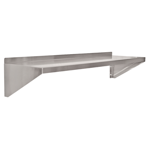 Blickman Stainless Steel Medical Wall Shelf – Medical Grade Casework – with Adjustable Storage – Steel Build
