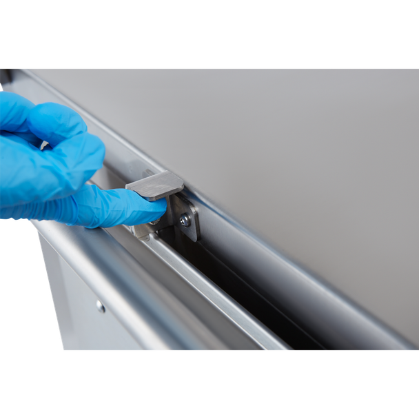 Blickman Mini Case Cart – 29 5/8 in W x 40 1/2 in H x 29 in D – Fully Welded Stainless Steel – Steel Build